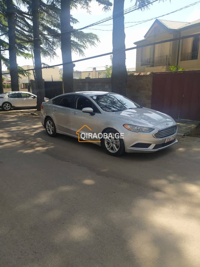 ვერცხლისფერი Ford Fusion ჰიბრიდი თბილისში - სურათი 2